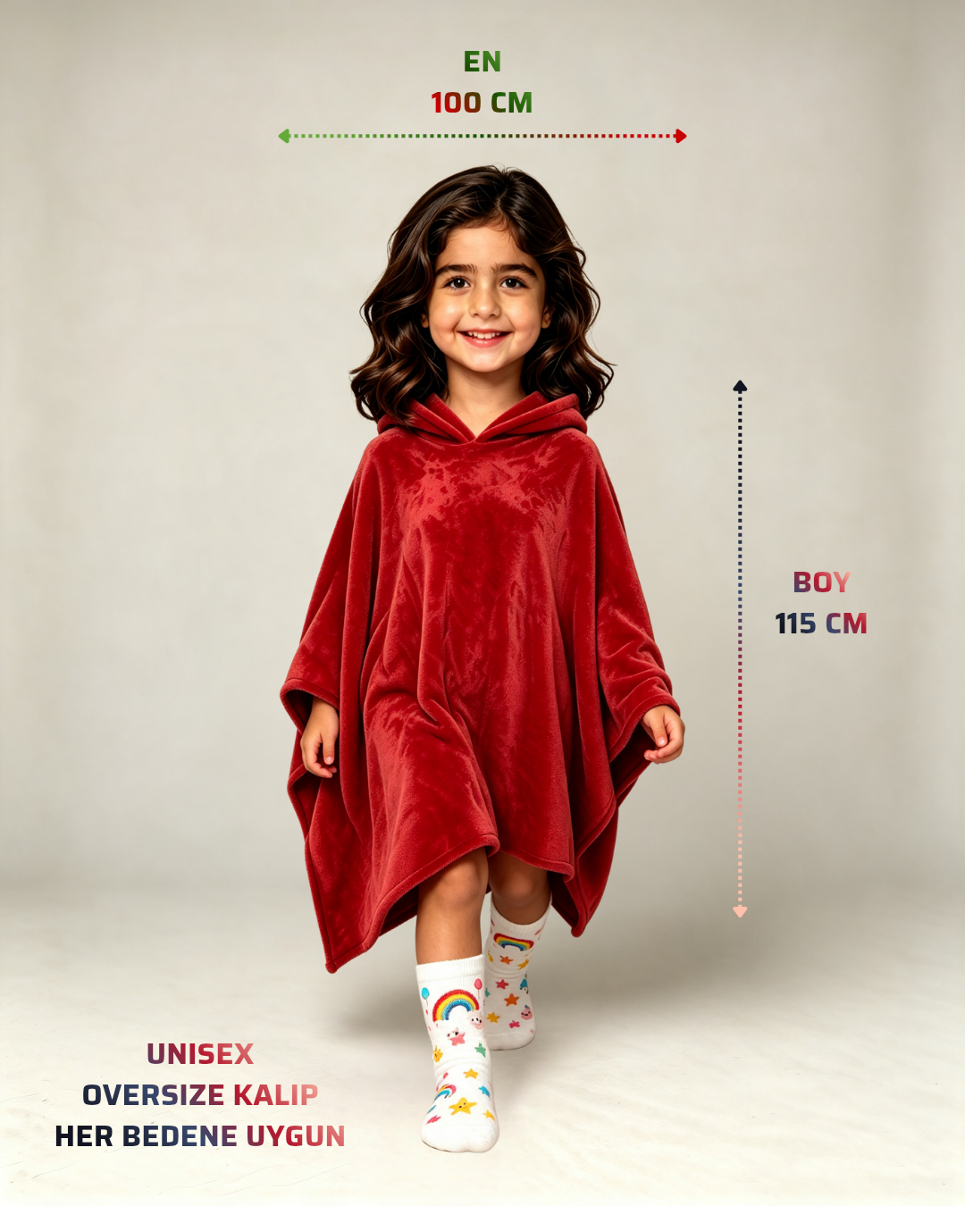 Aeria Battaniye Hoodie- Çocuk Boy