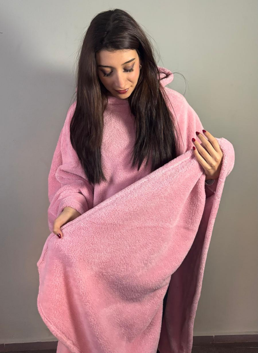 Aeria Battaniye Hoodie - Sıcaklığı ve Rahatlığı Yanında Taşı